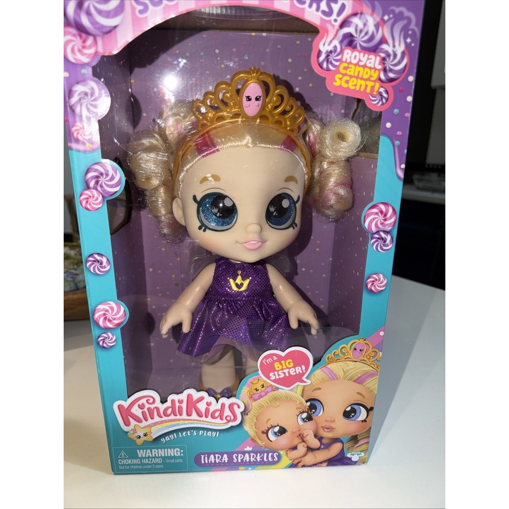 Scented Sisters Kindi Kids Tiara Sparkles 10" Doll Candy Scent Big Sister NEW